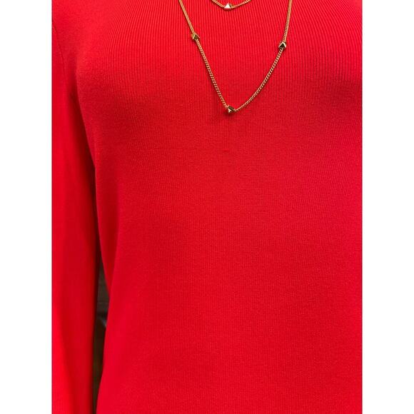 Ted Baker Women’s Yonoh Cutout Bow-Sleeve Sweater in Red size 8 - Picture 2 of 8